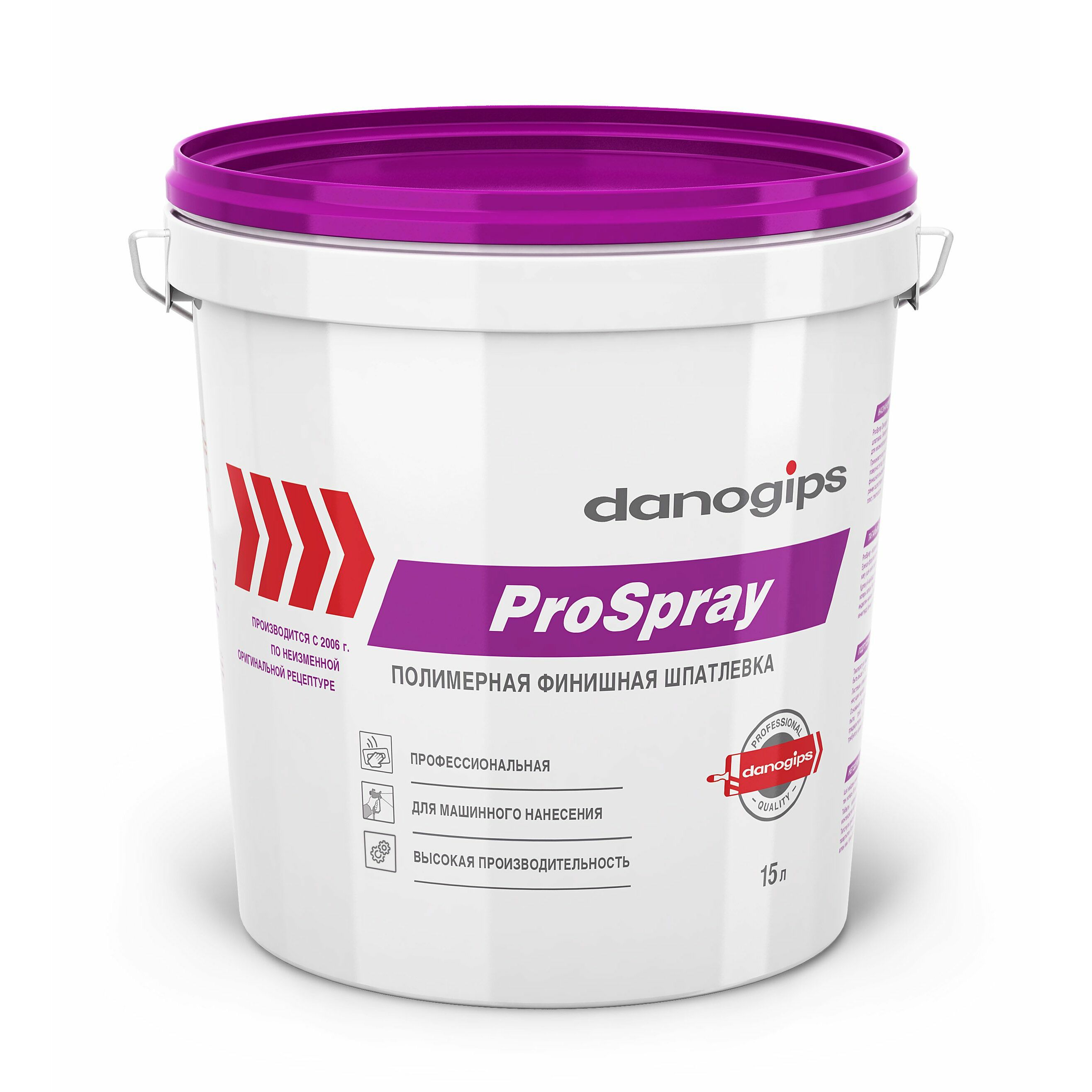 картинка Шпатлевка DANOGIPS ProSpray 25кг (механиз нанесение) от базы строительно-отделочных материалов